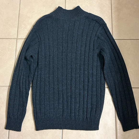 Haggar Blue Quarter-Zip - Picture 10 of 10